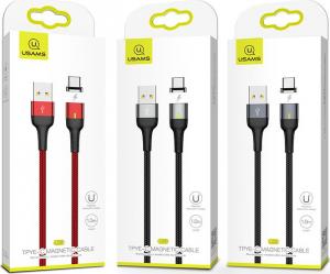 Kabel USB Usams USB-A - 1 m Srebrny (63730-uniw) 1