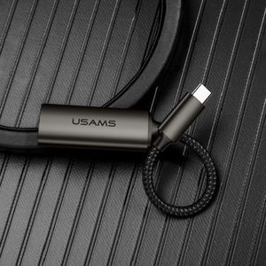 Adapter USB Usams USAMS Adapter U22 USB-C - HDMI 4K HD 15cm czarny/black SJ282HD01 (US-SJ282) 1
