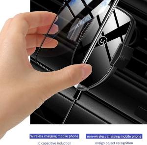 Usams Uchwyt automatyczny do samochodu Glass Automatic Wireless Fast CD72ZJ01 4