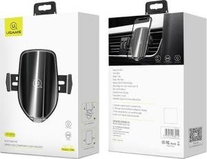 Usams Uchwyt automatyczny do samochodu Glass Automatic Wireless Fast CD72ZJ01 8