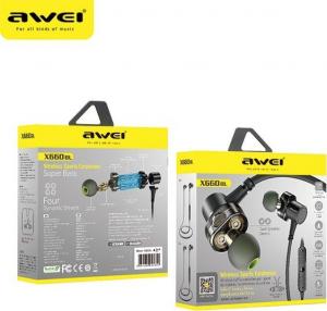 Słuchawki Awei X660BL (AWEI039BLK) 2