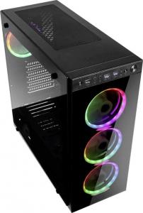 Obudowa Kolink Horizon RGB Midi-Tower, Tempered Glass - schwarz 2