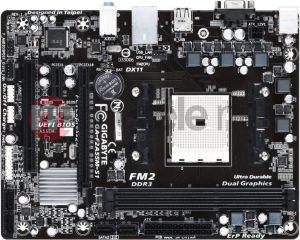 Płyta główna Gigabyte GA-F2A55M-S1, A55, DualDDR3-1866, SATA2, RAID, mATX (F2A55M-S1) 1