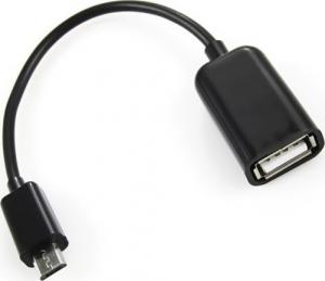 Adapter USB microUSB - USB Czarny 1