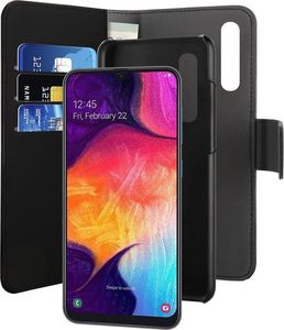 Puro Puro Wallet Detachable Samsung A50 A505 2w1 czarne/black SGA50BOOKC3BLK 2