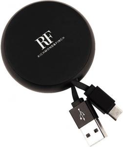 Kabel USB Richmond & Finch USB-C - microUSB 0.9 m Czarny (KAT03457) 2
