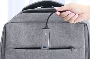 HUB USB Baseus 5x USB-A 3.0 (CAHUB-D0G ) 5