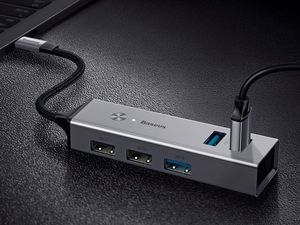 HUB USB Baseus 5x USB-A 3.0 (CAHUB-D0G ) 6