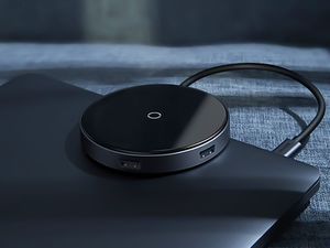 Ładowarka Baseus Circular Mirror Indukcyjna 4x USB-A 1x USB-C 2 A (44149) 11