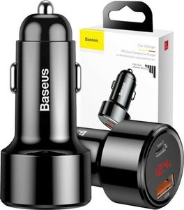 Ładowarka Baseus BS-C20C 1x USB-A 1x USB-C 6 A  (BSU057BLK) 2