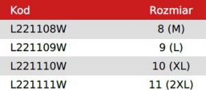Lahti Pro Rękawice powlekane Nitrylem czarno-fioletowe 12 par, 9 (L221109W) 2