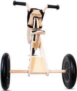 Sun Baby Rowerek biegowy drewniany 2w1 Twist Classic Black 3