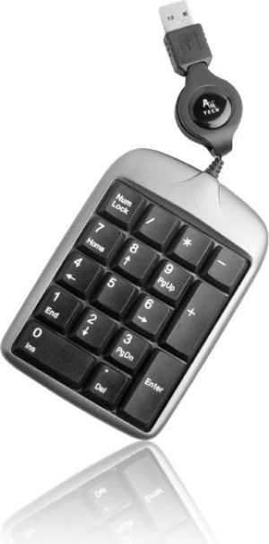 Klawiatura A4Tech TK-5 Przewodowa Czarno-srebrna US (TK-5) 5
