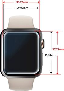 Whitestone SZKŁO HARTOWANE WHITESTONE DOME GLASS APPLE WATCH 4 (44MM) CLEAR 5