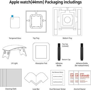 Whitestone SZKŁO HARTOWANE WHITESTONE DOME GLASS APPLE WATCH 4 (44MM) CLEAR 7