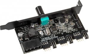 Lamptron Kontroler wentylatorów + RGB CFM36 Czarny (LAMP-CFM36B) 2