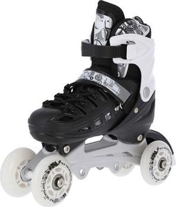 Rolki Nils Extreme NH10905 z wymienną płozą regulowane czarno-białe r. 35-38 9