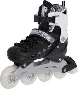 Rolki Nils Extreme NH10905 z wymienną płozą regulowane czarno-białe r. 39-42 5