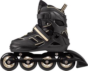 Rolki Nils Extreme NA14174 rekreacyjne regulowane czarne r. 35-38 3
