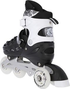 Rolki Nils Extreme NH10905 z wymienną płozą regulowane czarno-białe r. 31-34 19