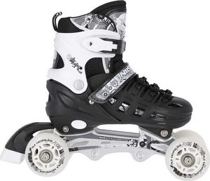 Rolki Nils Extreme NH10905 z wymienną płozą regulowane czarno-białe r. 31-34 20