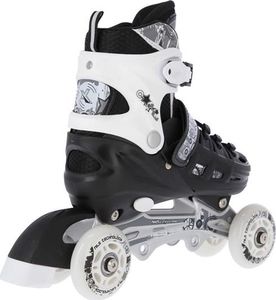 Rolki Nils Extreme NH10905 z wymienną płozą regulowane czarno-białe r. 31-34 27