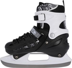 Rolki Nils Extreme NH10905 z wymienną płozą regulowane czarno-białe r. 31-34 5