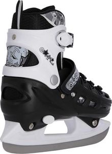 Rolki Nils Extreme NH10905 z wymienną płozą regulowane czarno-białe r. 31-34 7