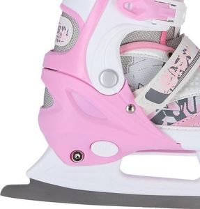 Rolki Nils Extreme NF10927 z wymienną płozą regulowane różowe r. 39-42 9