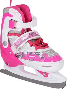 Rolki Nils Extreme NF10927 z wymienną płozą regulowane różowe r. 39-42 2