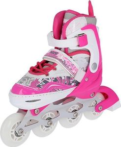 Rolki Nils Extreme NF10927 z wymienną płozą regulowane różowe r. 39-42 11