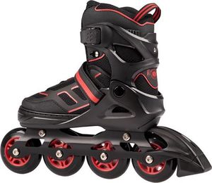 Rolki Nils Extreme NA14174A rekreacyjne regulowane czarne r. 31-34 4