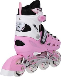 Rolki Nils Extreme NH10905 z wymienną płozą regulowane różowe r. 31-34 9