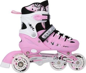 Rolki Nils Extreme NH10905 z wymienną płozą regulowane różowe r. 31-34 10