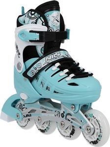 Rolki Nils Extreme NH10905 z wymienną płozą regulowane miętowe r. 31-34 3