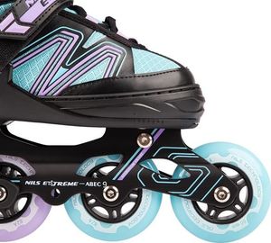 Rolki Nils Extreme NA14169A rekreacyjne regulowane czarne r. 31-34 6