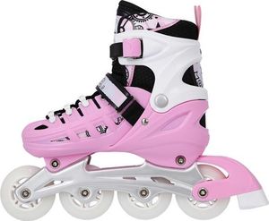 Rolki Nils Extreme NH10905 z wymienną płozą regulowane różowe r. 39-42 6