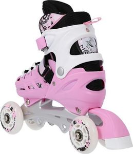 Rolki Nils Extreme NH10905 z wymienną płozą regulowane różowe r. 39-42 13