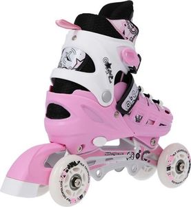 Rolki Nils Extreme NH10905 z wymienną płozą regulowane różowe r. 39-42 15