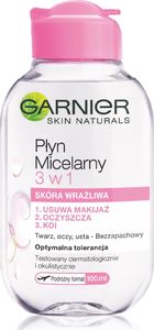 Garnier Skin Naturals Płyn micelarny 3w1 - skóra wrażliwa 100ml 1