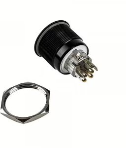 DimasTech DimasTech Vandalismusschalter/-taster 25mm, Blackline Dot - RGB 3