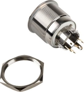 DimasTech Przycisk/wyłącznik wandaloodporny 25mm Silverline Dot RGB 3