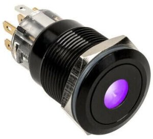 DimasTech DimasTech Vandalismustaster 22mm, Blackline Dot - RGB 3