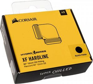 Corsair Złączka Hydro X Series XF Hardline 90° 12mm G1/4 Czarny, 2 sztuki (CX-9052022-WW) 3