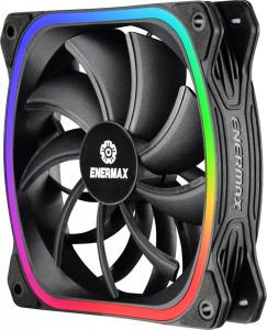 Wentylator Enermax SquA RGB  3-pack Czarne (UCSQARGB12P-BP3) 4