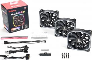 Wentylator Enermax SquA RGB  3-pack Czarne (UCSQARGB12P-BP3) 9