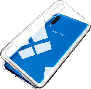 Etui Magnetyczne Samsung Galaxy A50 - Silver uniwersalny 1