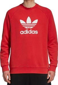 Adidas Bluza męska Trefoil Crew Sweatshirt czerwona r. 2XL (DH5826_ 1