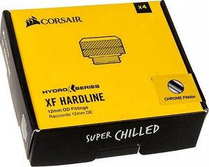 Corsair Złączka Hydro X Series XF Hardline 12mm G1/4 Chromowane, 4szt. (CX-9052000-WW) 4