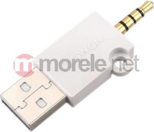Adapter USB Cowon USB - mini Jack 4-pin Biały (E2USBminijackcable) 1